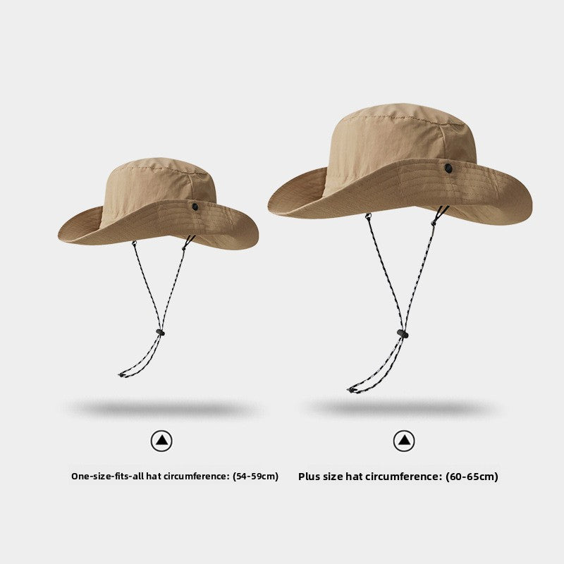 Foldable UPF50+ Bucket Hat — Khaki