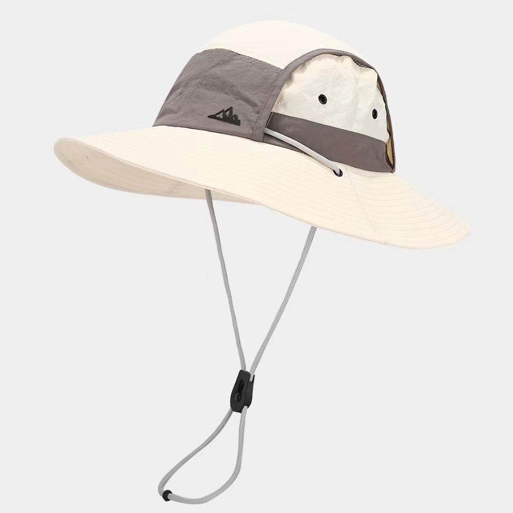 Men's UPF50+ Fisherman Hat — Milky White