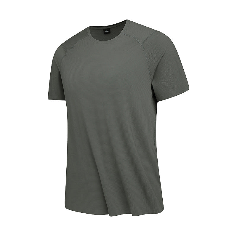 Men's Seamless UPF50+ Sun Tee — Dark Gray