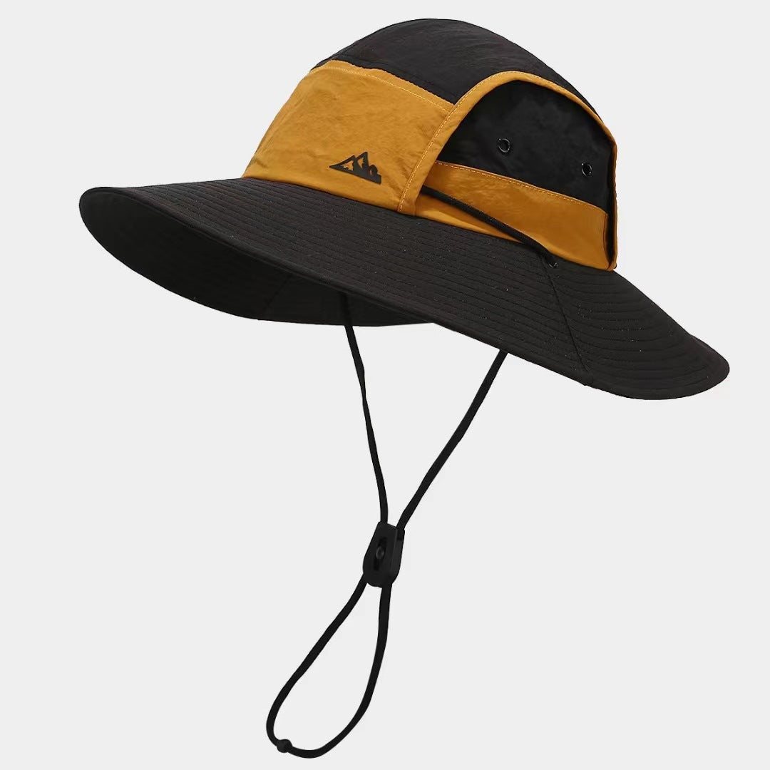 Men's UPF50+ Fisherman Hat — Black