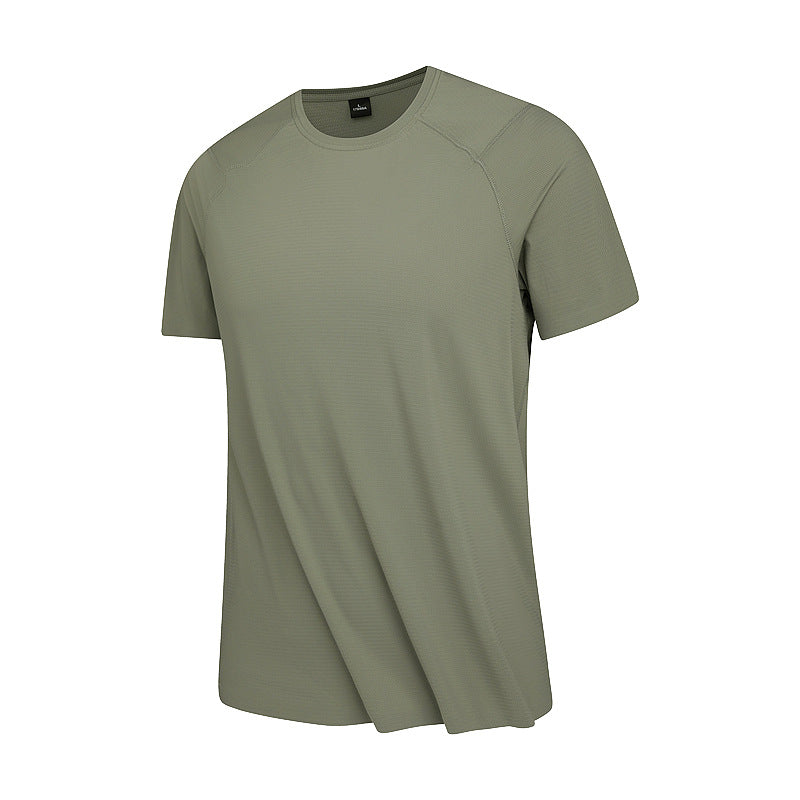 Men's Seamless UPF50+ Sun Tee — Army Green