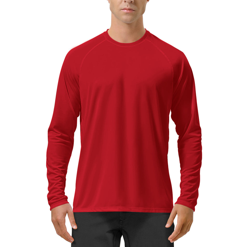 Men's Pro-Stretch UPF50+ Sun Shirt — Red