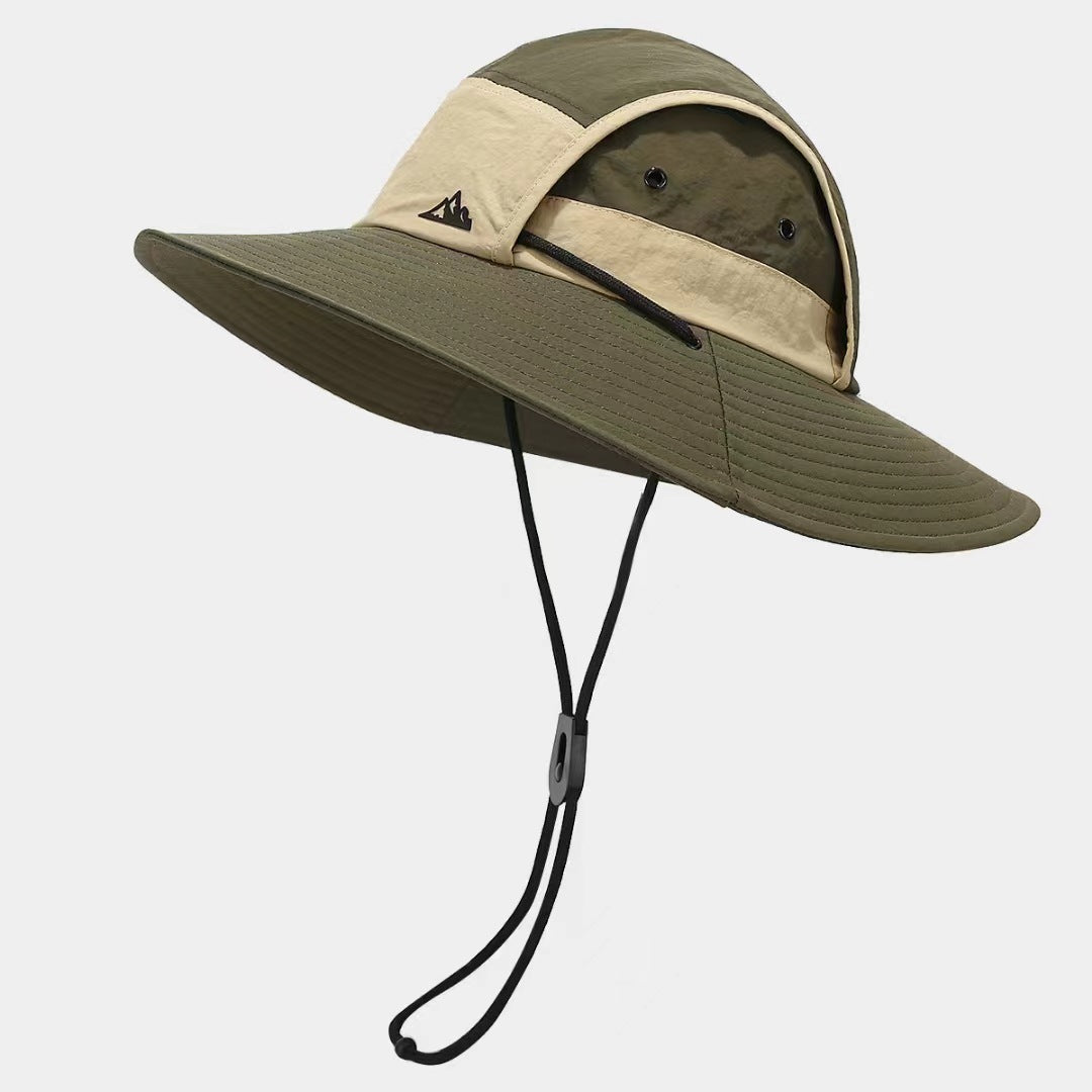 Men's UPF50+ Fisherman Hat — Army Green